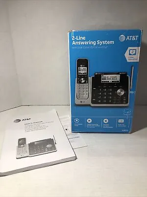 AT&T 2-Line Cordless Phone System ATT-TL88102 Wireless Handset NEW Large Display • $51