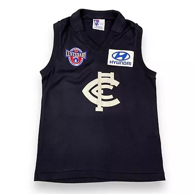 1996 Carlton Blues Sekem AFL Football Jumper Guernsey Size 95cm S-M • $295