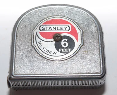 Vintage Stanley Tools No. 1206W Steel Tape Measure  D • $14.95