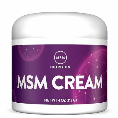 MRM MSM Cream With Vitamin A & D -- 4 Oz. • $18.89