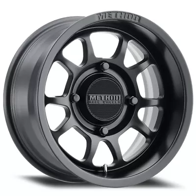 Method Race MR409 UTV Bead Grip 15x7 4x136 +38et 106.25 Matte Black Wheel • $226.50