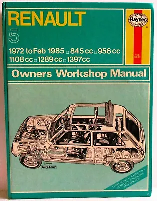 Haynes - Renault 5 / 1972 To Feb 1985 / Owners Workshop Manual Used 1stPo 316 • £8.99