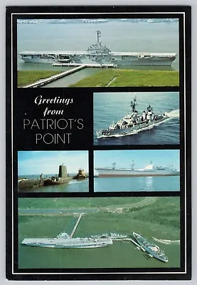 5 Views Greetings PC Patriot's Point Naval & Maritime Museum UNP Continental • $5.99