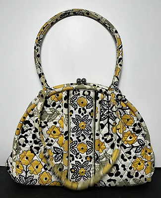 Vera Bradley Eloise Kiss Snap Purse In Go Wild Print With Magnetic Sides 13x10 • $35