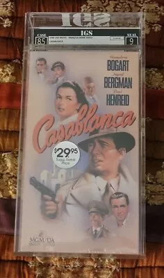 Casablanca (1942) 1988 VHS MGM/UA Home Video IGS 8.5 Mint (Case) And 9 Mint  • $279