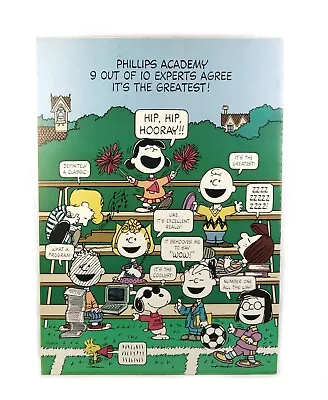 Very Rare Vintage 1970's Peanuts Snoopy Poster Phillips Academy Andover Mass  • $235