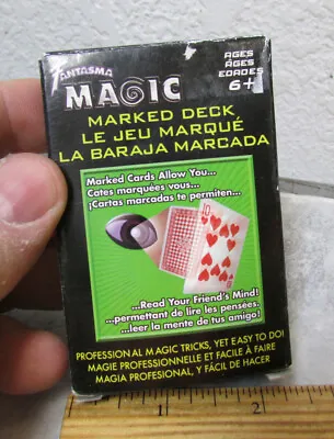Novelty Fantasma Magic Marked Deck Of Cards For Magic Tricks W/ Instructions • $7.99
