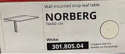 Ikea Wall Mounted Drop Leaf TableCorner Computer Study Multi Use Table3 Colors • £75.99
