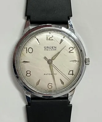 Mens Vintage Gruen Precision Automatic Wristwatch Running  • $99.99
