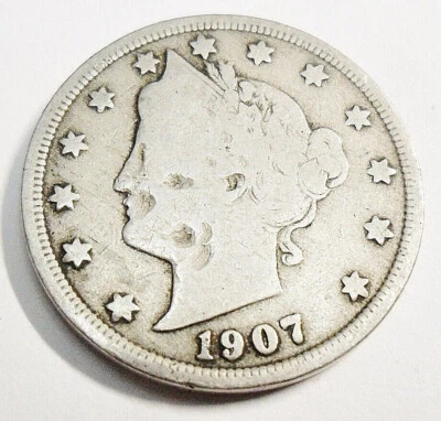 $1.48 • Buy 1907 P Liberty Head  V  Nickel  Sds  **free Shipping**