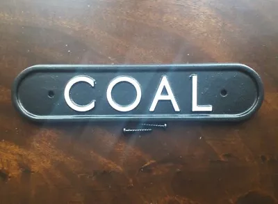 Cast Aluminium COAL Sign Train Station Style Railway Steam Railwayana • £9.99