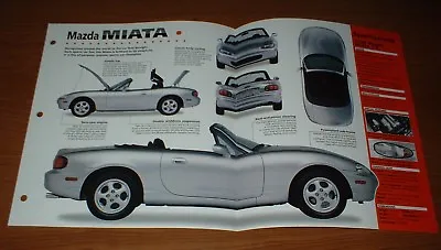 ★1998 Mazda Miata Mx5 Original Imp Brochure Specs Info 98 99 97 96 95 94 93 Mx-5 • $9.99
