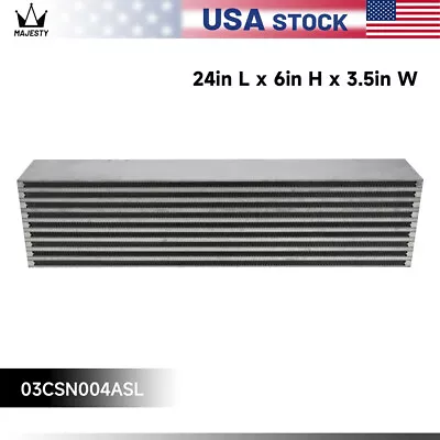 Universal Race High Performance Bar And Plate Air Intercooler Core 24 X 6 X 3.5  • $59.90