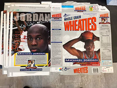 Wheaties Box Lot Of 10 - Michael Jordan Collector's Edition (Never Sealed Flats) • $250