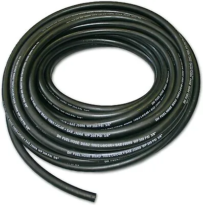 Reinforced Rubber Fuel Hose - Choose Your Inner/Outer Diameter And Length! • $85.94