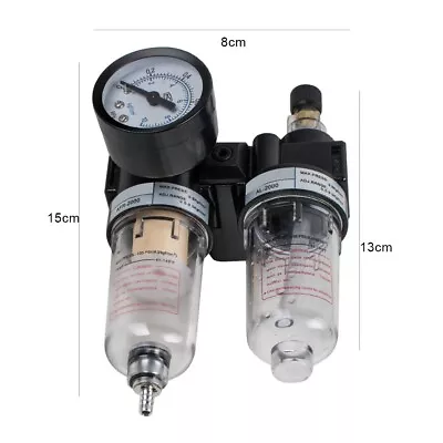 Air Pressure Regulator Oil/Water Separator Trap Filter Airbrush Compressor A+ • $20.99