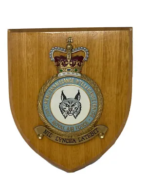 £50 • Buy Royal Air Force Joint Reconnaissance Intelligence Plaque Miltary Airforce