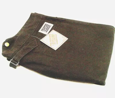 Old West Frontier Classics Trousers Pants BROWN Cotton V Notch Back Size 34 To54 • $55