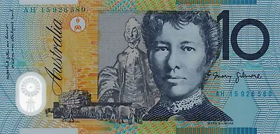 AUSTRALIA $10 Dollars 2015 P58h Stevens/Fraser UNC Polymer Banknote • $20.90