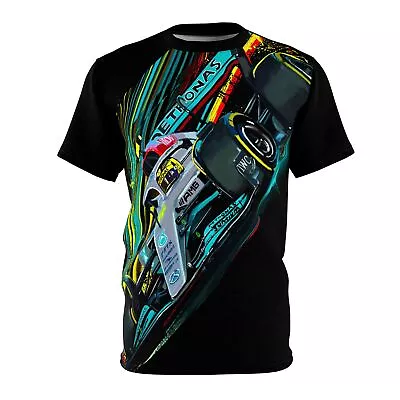 Lewis Hamilton Mercedes Racing F1 Unisex Cut & Sew T-shirt (AOP) • $36.45