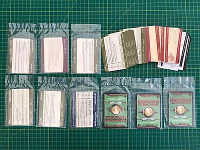 $42.95 • Buy Bulk Lot Stat Data Cards - Dungeons & Dragons D&D RPG Gaming Collector Cards