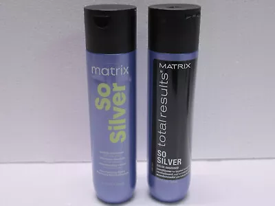 Matrix So Silver Purple Shampoo For Blondes And Color Obsessed Conditioner Set • $34.90