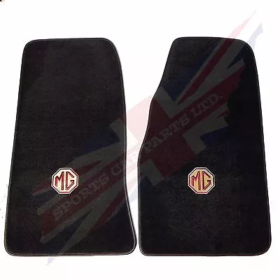 New Set Of Plush Carpet Floor Mats MGB 1963-1967 MG Embroidered Logo 240-721 • $99.95