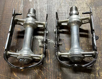 1 Pair Vintage Patent Campagnolo Superleggeri SL 1037/A Pedals 9/16  X 20 • $85