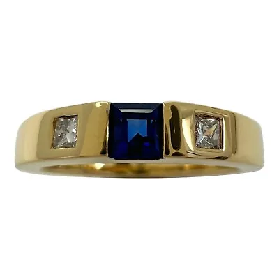 925 Sterling Silver RingBlue Sapphire Men's Ring Lab Created • $99