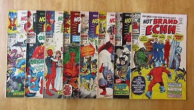 Run Of *8* NOT BRAND ECHH (67-68): #1-8 Mad’esque Satire—Nice Copies! FN/VF & VF • $159.95