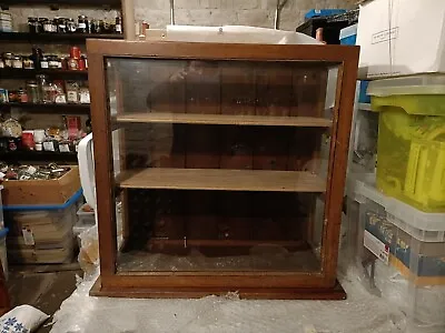 £200 • Buy Antique Victorian Mahogany Display Cabinet Glass Bookcase 