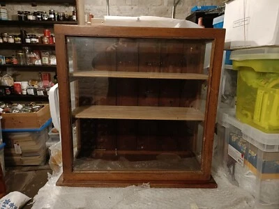 £200 • Buy Antique Victorian Mahogany Display Cabinet Glass Bookcase 
