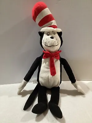 $6.95 • Buy Kohl's Cares Dr. Seuss Cat In The Hat Black White Red 23  Plush