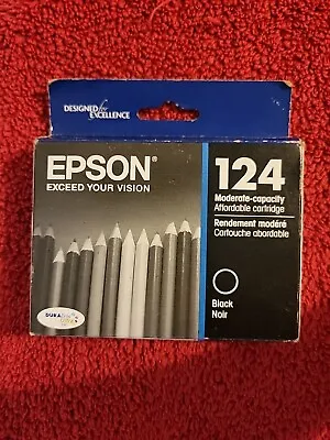 Epson 124 Standard-Capacity Black Ink Cartridge  Expired 05/2016 • $12.45