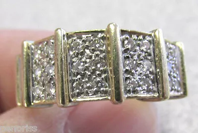 Laura Ramsey Diamond Ring 14k Gold Size 7  With .80 Carats Of Fine Diamonds  • $1500