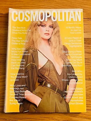 Vintage Cosmopolitan Magazine - November 1978 - Rene Russo Cover - No Label • $12.99
