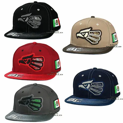 Mexican Hat Hecho En Mexico Aguila Federal Logo Snapback Flat Bill Baseball Cap • $12.85