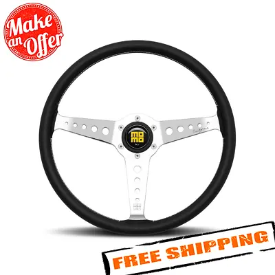 MOMO CAL36BK2S Racing Heritage Steering Wheel • $365