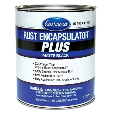 Eastwood Matte Black Rust Encapsulator Plus 1 Gallon Long Lasting Heat Resistant • $199.99