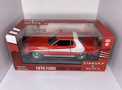 Chase !!  1/24 GREENLIGHT STARSKY & HUTCH 1976 FORD GRAN TORINO GREEN MACHINE • $36