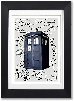 £9.99 • Buy Dr Who Cast Mounted Signed Autograph Presentation . Inc Free Gift. 