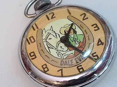 Dale Evans (roy Rogers) Pocket Watch Vintage Western Cowboy Toy Collectible Rare • $7.50