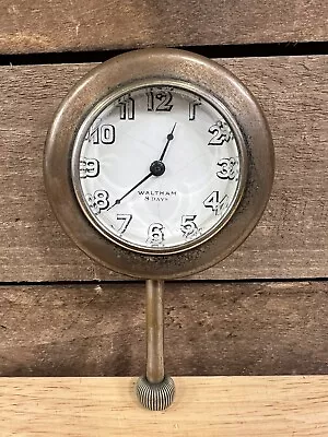 Vintage Waltham 8 Day Stem Car Clock  • $129.99