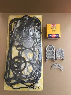 Full Set Gasket Fits Honda 1.6 D16Y7 With Bearing Set & NPR Ring Set 92-95 • $210