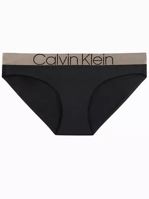 Calvin Klein Women's Icon Bikini Microfibre Brief Black | QF6257AD • £12.99