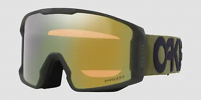 Ski Goggles Oakley Line Miner L Dark Brush Prizm Snow Sage Gold OO7070-F0 • $161.04