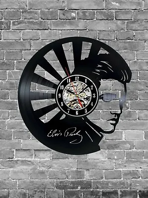 £28.29 • Buy Elvis Presley Vinyl Record Wall Clock, Elvis Presley Wall Art, Rock N Roll Wall 