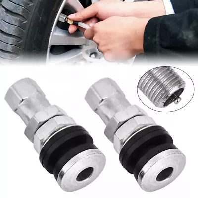 2Pcs Motorcycle Car Tire Wheel Valve Tubeless No Tube Stem Bike ATV Bicycle • $2.99