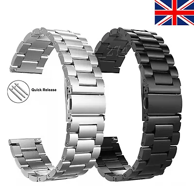 Stainless Steel Metal Replacement Band Strap For Samsung Galaxy Watch  42mm 46mm • £5.81