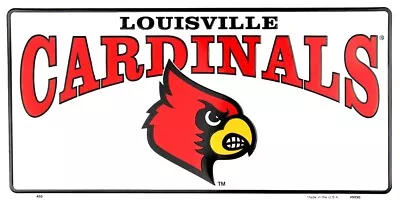 Louisville Cardinals Metal License Plate NCAA Auto Tag College Vanity Team Sign • $11.95